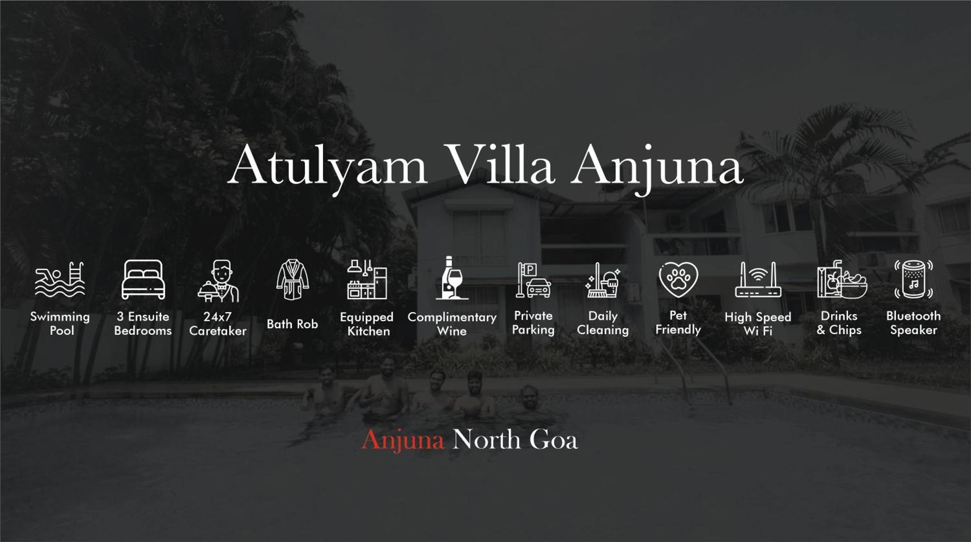 Atulyam Villa- Anjuna Extérieur photo